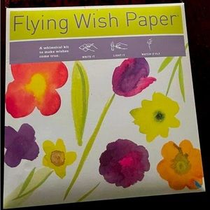 Flying wish paper.
